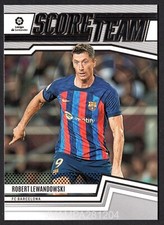 ROBERT LEWANDOWSKI #12 SCORE TEAM CHROME SCORE 2022-23 LA LEAGUE 22/23 SANDWICHES
