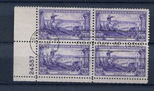 USA : Scott # 1005 - Plate Block # 24850 - used - Picture 1 of 1