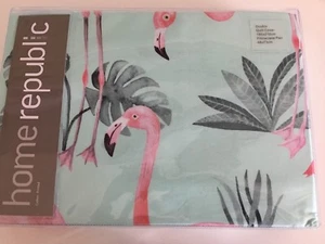 H R Flamingo Mint Double Quilt Cover Set BNIP RRP $189.99 - Picture 1 of 4
