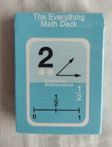 Mazo de cartas de matemáticas Everyday Mathematics The Everything McGraw Hill nuevo/sellado - Imagen 1 de 3