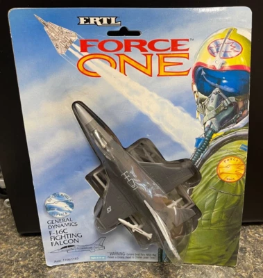 ERTL FORCE ONE DIE-CAST METAL F-16C FALCON FIGHTER JET AIRCRAFT U.S. AIR FORCE - Image 1 of 4