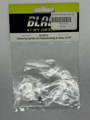 E-Flite Blade BLH3513 Feathering Spindle w/ O-Rings, Bushings, & Hardware: mCPX - Image 1 of 2