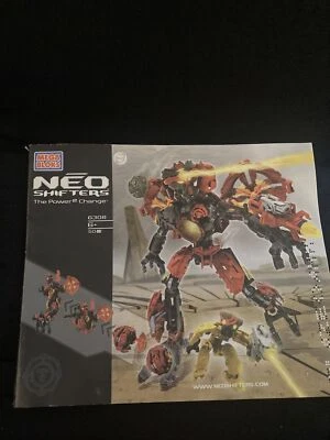 Mega Bloks 6311 Neo Shifters The Power To Change Instruction Manual ONLY - Image 1 of 3