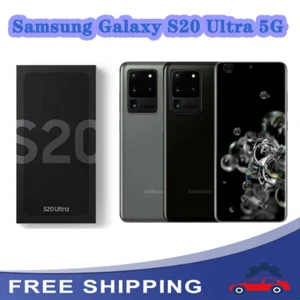 NEW SAMSUNG GALAXY S20 ULTRA 5G 128GB G988U GSM CDMA FULLY UNLOCKED SMARTPHONE - Picture 1 of 16