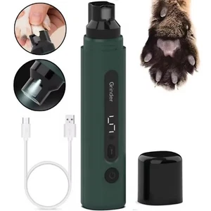 Dog Nail Grinder 5 Speed Electric Pet Nail Grinder for Dogs Cats Nail Trimmers - Picture 1 of 11