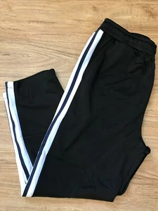 Mens Topman Cropped or Short Joggers Black Side Stripe Tracksuit Pants Trousers