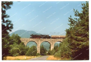 PE Foto Eisenbahn ÖBB BBÖ Dampflok 52.3816 Rosenbach-Viadukt 3.8.1993 (A884) - Bild 1 von 2