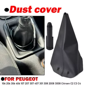 For Citroen C2 /Peugeot 406 107 Gear Shift Knob Shifter Lever Stick Boot Cover - Picture 1 of 9