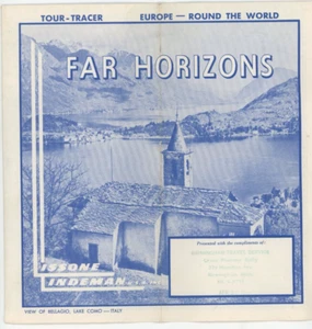 1962 mapa de Europa y World Far Horizons - Imagen 1 de 3