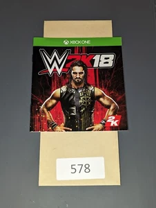 WWE 2K18 Xbox One **SOLO MANUAL** - Imagen 1 de 1