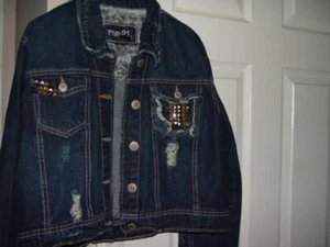 Rue 21 Blue Jean Jacket Size XL - Picture 1 of 12