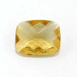 CITRINO DORADO 8 x 6 mm corte cojín tablero superior todo natural f-4945 - Imagen 1 de 1