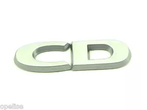 Genuine New VAUXHALL CD BADGE Opel For Astra H & Vectra C & Corsa C Signum 03-07 - Picture 1 of 1
