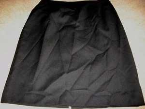 Womens Black JONES NEW YORK Lined Wool Below Knee Skirt 10 - Picture 1 of 1