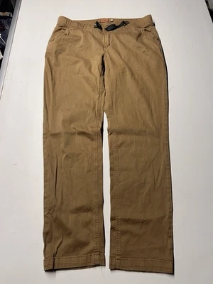 复古 Gramicci 裤子女式米色帆布腰带慢跑者自由户外 — 第 1/4 张图片