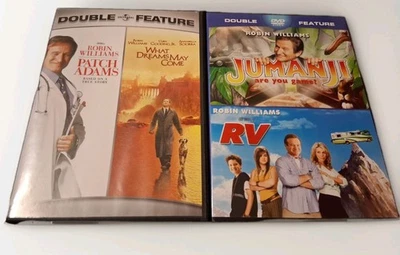 Patch Adams / What Dreams May Come / Jumanji / RV DVD'S ROBIN WILLIAMS - Image 1 of 2