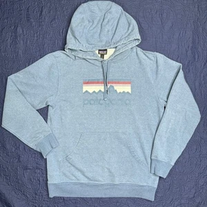 Sudadera con Capucha Patagonia Algodón Orgánico Pullover Gráfico Logo Para Hombre Talla M Exterior - Imagen 1 de 5