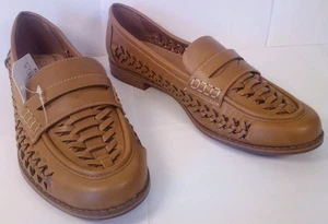 Neu mit Etikett Time and Tru Damen-Halbschuhe gewebt beige Größe 10 - Bild 1 von 9