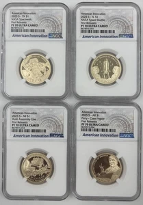 2025 S PROOF SET AMERICAN INNOVATION TX FL AR MI NGC PF 70 ⭐FIRST RELEASES⭐ 🚢🚢 - Picture 1 of 3
