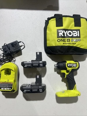 Ryobi One+ HP 18V  1/4 in Hex Compact Impact Driver Kit w/ Batteries - PSBID02K2 - Image 1 of 4