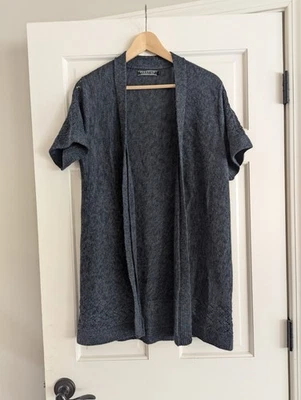 Peruvian Connection Baby Alpaca Wool Open Front Cardigan Sweater Size M Duster - Image 1 of 4