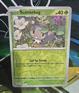 Scatterbug 005/191 Sv08: Surging Sparks Reverse Holo - Pokemon - Free Shipping - Picture 1 of 2