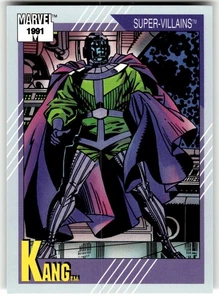 1991 Impel Marvel Universe II Trading Card #81 Kang - Picture 1 of 4