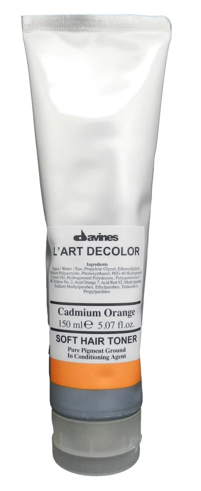 Davines L'Art Decolor Soft Hair Toner Cadmium Orange 5.07 Ounce Foto 1 de 2