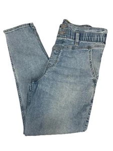 Abercrombie & Fitch Kids Girls High-Rise Mini Mom Jeans Size 15/16 Short - Picture 1 of 9