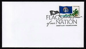 USA, SCOTT # 4313, BLANK FDC COVER - NORTHERN MARIANAS 2011 FLAGS OF OUR NATION - Picture 1 of 1