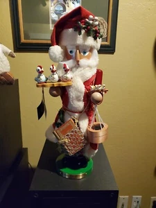 Steinbach 12 Days of Christmas Series 2nd Turtle Dove Santa w/Original Box - Picture 1 of 5