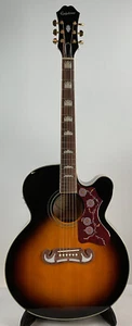 Epiphone J-200EC Studio Acoustic Electric Guitar, Vintage Sunburst - Picture 1 of 14