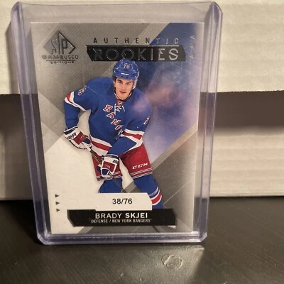 Brady Skjei 2015-16 SP Game Used True Rookie /76 SSP, 15-16, Hurricanes, Rangers - Image 1 of 2