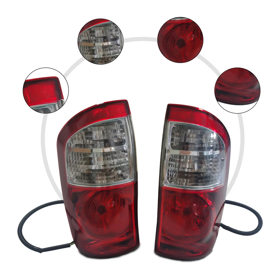 For 2005-2006 Toyota Tundra Pair Left+Right Halogen Tail Lamps Rear Brake Light Foto 1 de 4