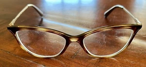 MARCOS de gafas Vogue VO5239 marrón dorado W656 52-16-140 ojo de gato - Imagen 1 de 13