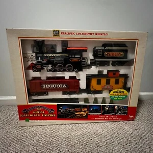 Juego de tren vintage Timberwolf & Redwood Great Railroad Empire 1994 como está - Imagen 1 de 6