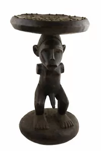 Antiguo Taburete Silla Congo De Ritual Transición Arte Africana Congo #17068 - Imagen 1 de 8