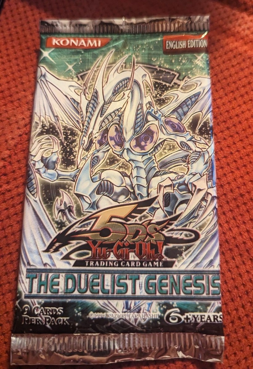 The Duelist Genesis Sealed Yu-Gi-Oh! Booster Packs in The Duelist Genesis Sealed Yu-Gi-Oh! Booster Packs in