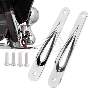 Fork Teardrop Tie-Down Brackets Kit For Harley Electra Glide FLHT Road King FLHR - Bild 1 von 11