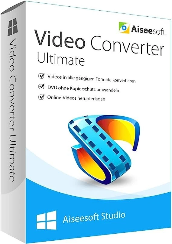 Aiseesoft Studio Video Converter Ultimate WIN 1 Jahr Lizenz Garant Download TOP - Bild 1 von 1