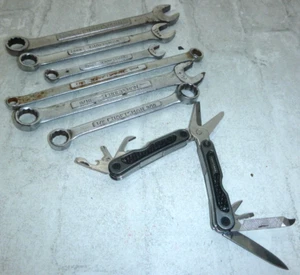 Craftsman Lot of Wrenches Made in USA w/ Multi Tool Standard and Metric Combo - Picture 1 of 6