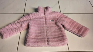 Lego Clikits Mädchen Winterjacke Größe 104 Rosa Kunstpelz - Bild 1 von 3