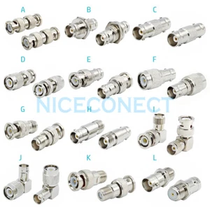 1x BNC Male Female to BNC TNC F Male Female Plug Jack Radio RF Adapter Connector - Picture 1 of 13