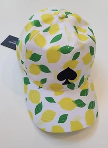 Kate Spade New York Lemon Toss Baseball Cap Hat New - Picture 1 of 7