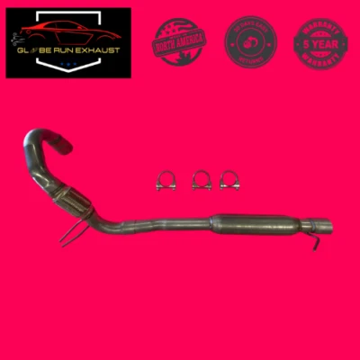 Exhaust Resonator and Pipe Assembly For Volkswagen Routan From 2011 to 2014 - Imagem 1 de 3