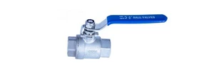 Ball Valve 1/2 Inch BSPP, Female to Female, Full Port ( Pack of 1 ) - Picture 1 of 6