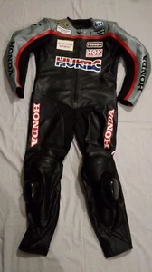 Joey Dunlop Classic Motorbike Cowhide Racing Leather Suit - Picture 1 of 5