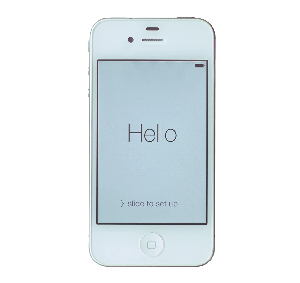 Apple iPhone 4S - 8GB - AT&T - White - GOOD CONDITION - Image 1 of 1