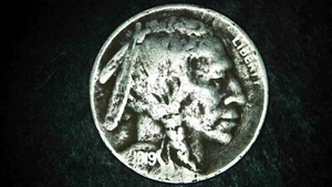 1919 - S Buffalo Nickel, 5c #460 - Picture 1 of 6