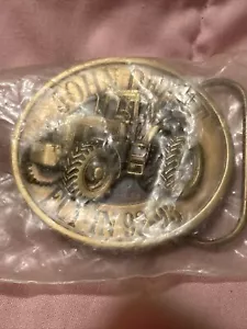 John Deere Fly-in 92-93 Belt Buckle In Original Package - Picture 1 of 3